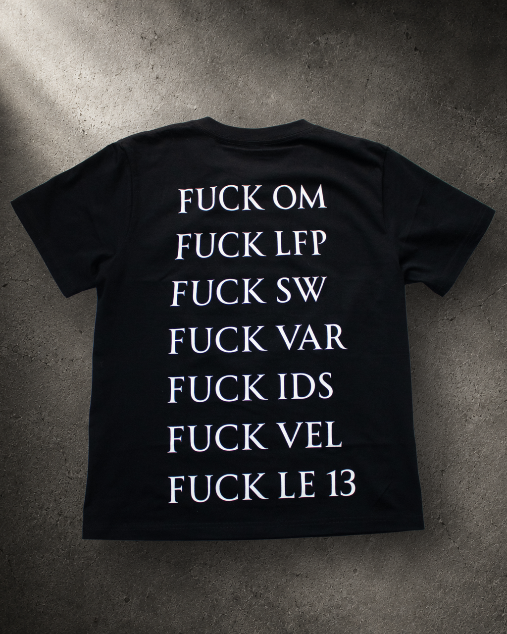 T-shirt Fuck l'OM