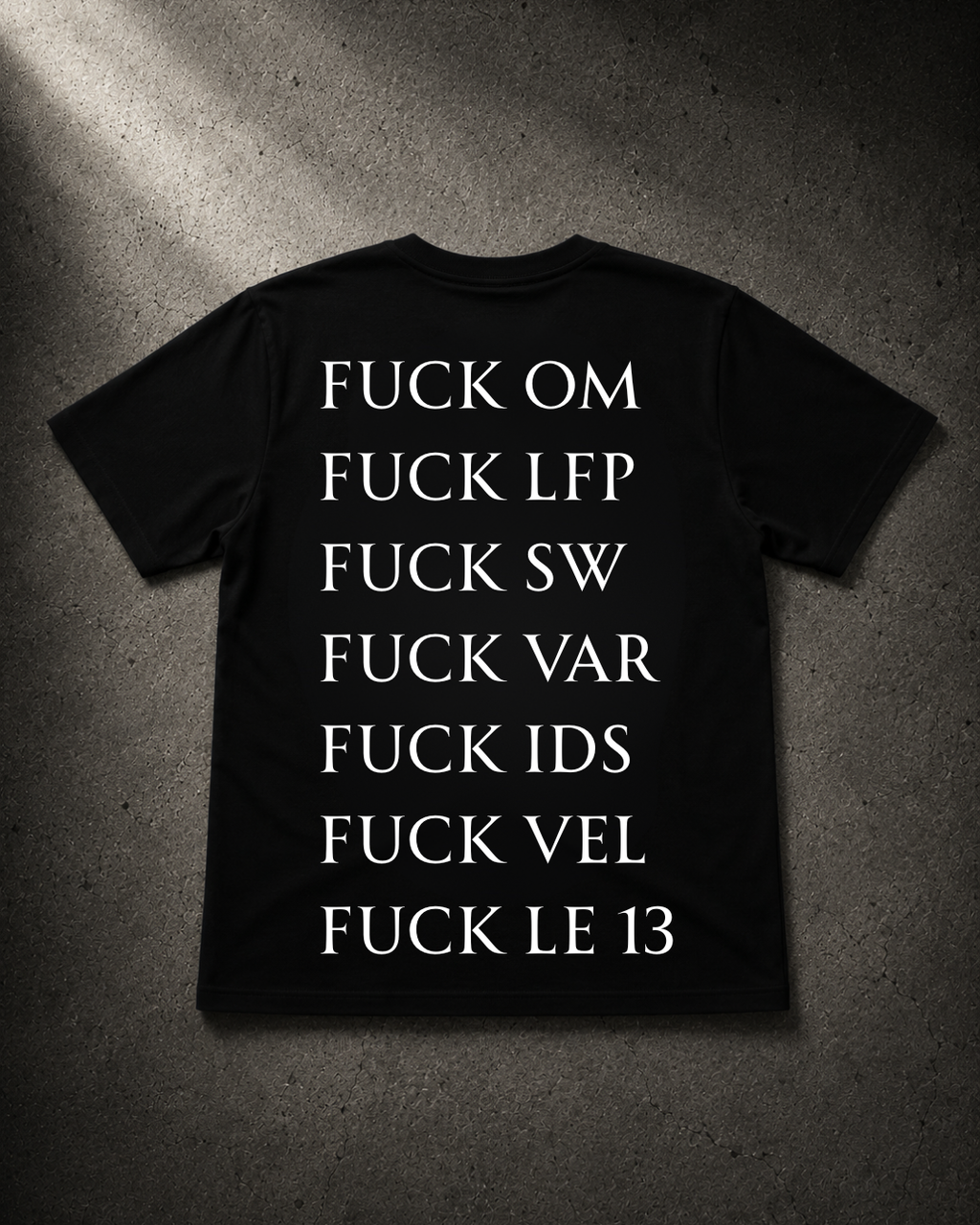 T-shirt Fuck l'OM
